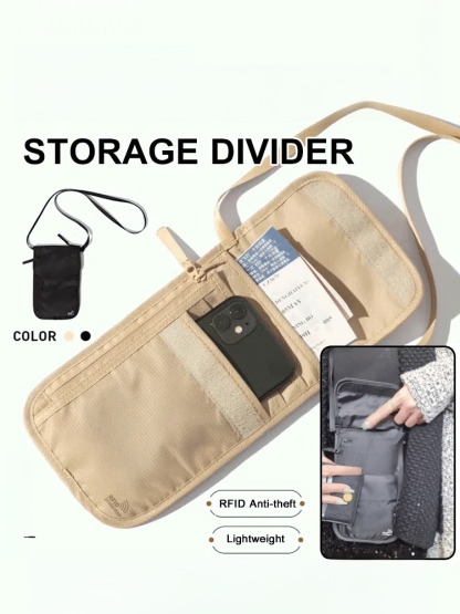 Multifunctional Anti-theft Travel Document Bag