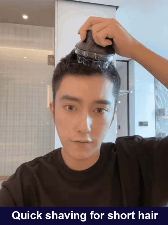 Fully automatic flying saucer barber