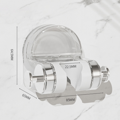 [A must-have for families with pets] Punch-free suction cup shower head holder