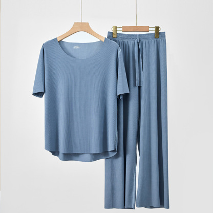 Couple's Cool Feeling Ice Silk Pajamas