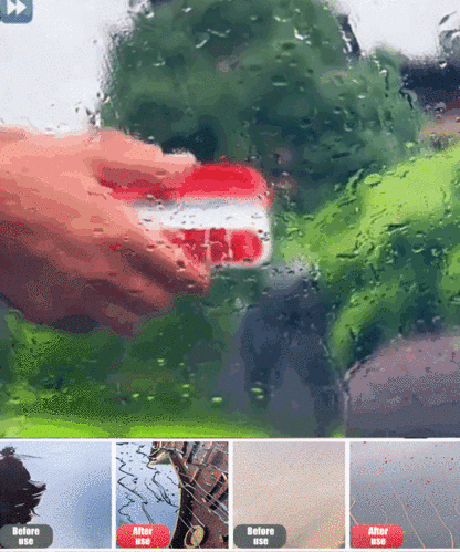 Powerful Decontamination Car Glass Oil Film Wipe