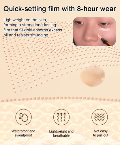 Brush-on concealer pen