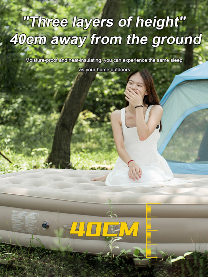 One button start fully automatic inflatable mattress outdoor camping portable
