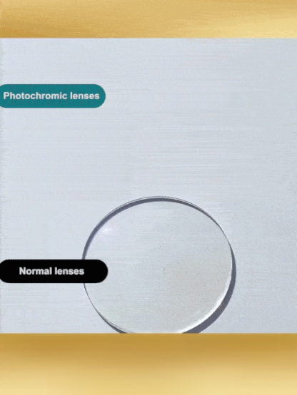 Color-changing anti-blue light presbyopia glasses