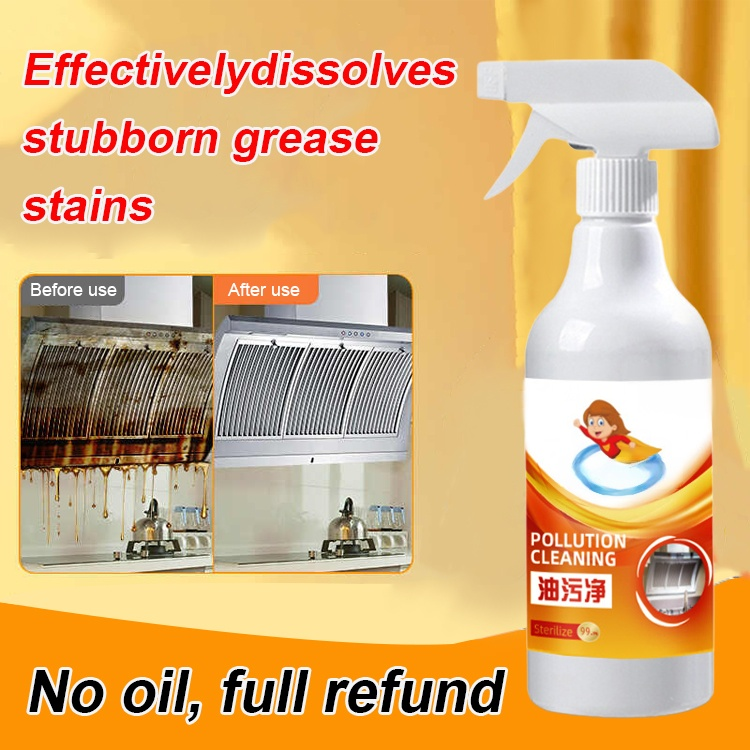 "The dirtier, the better" multifunctional kitchen grease cleaner.