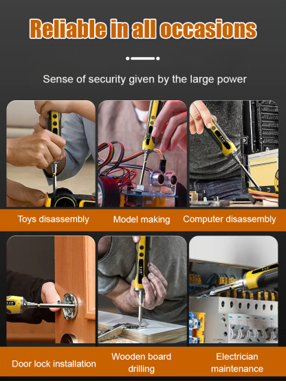 Multifunctional electric screwdriver set