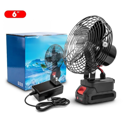 [Extra Long Life] Wiring-free Li-ion Battery Fan