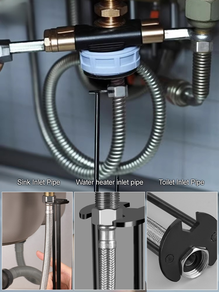 Multi-Functional Kitchen and Bathroom Pipe Wrench