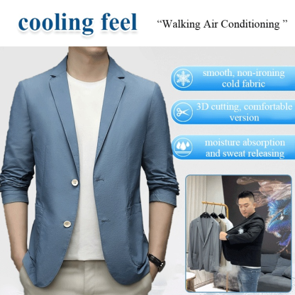 Men's lightweight casual suit jacket