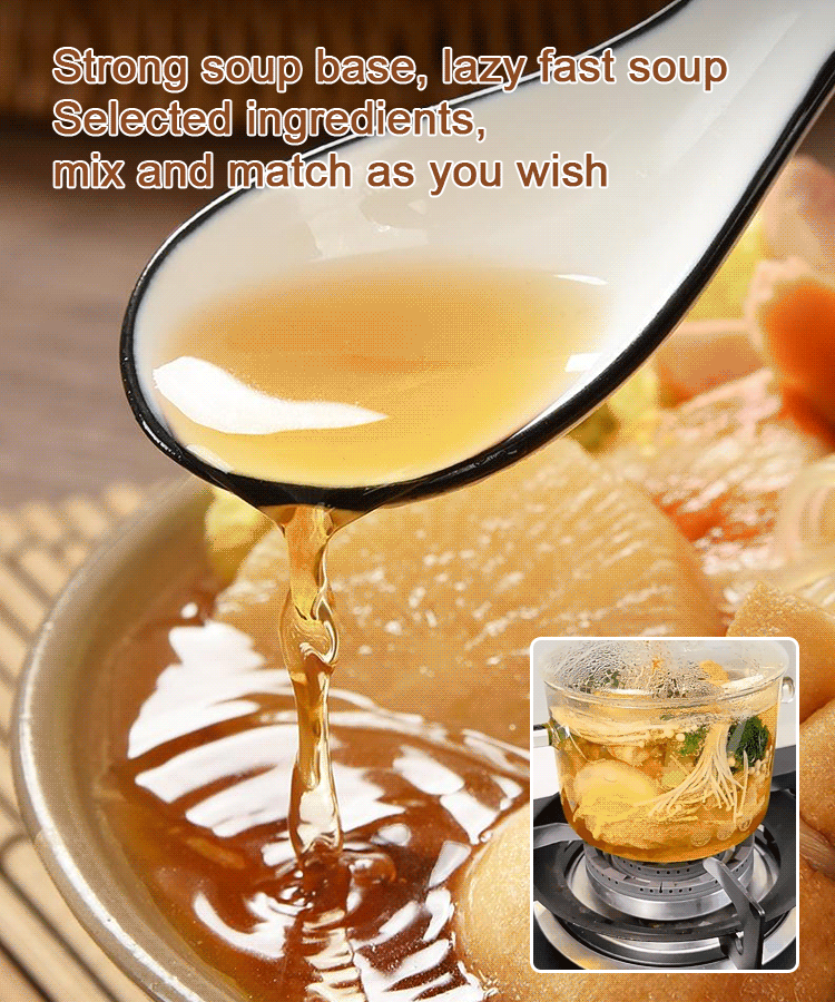 【Eat Without Gaining Weight】Healthy 0-sugar, 0-fat Kanto Boil Soup Packet