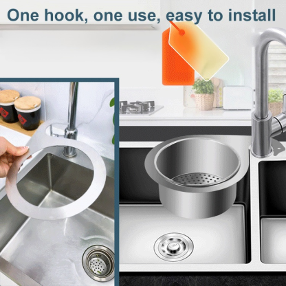 Stainless steel swan colander
