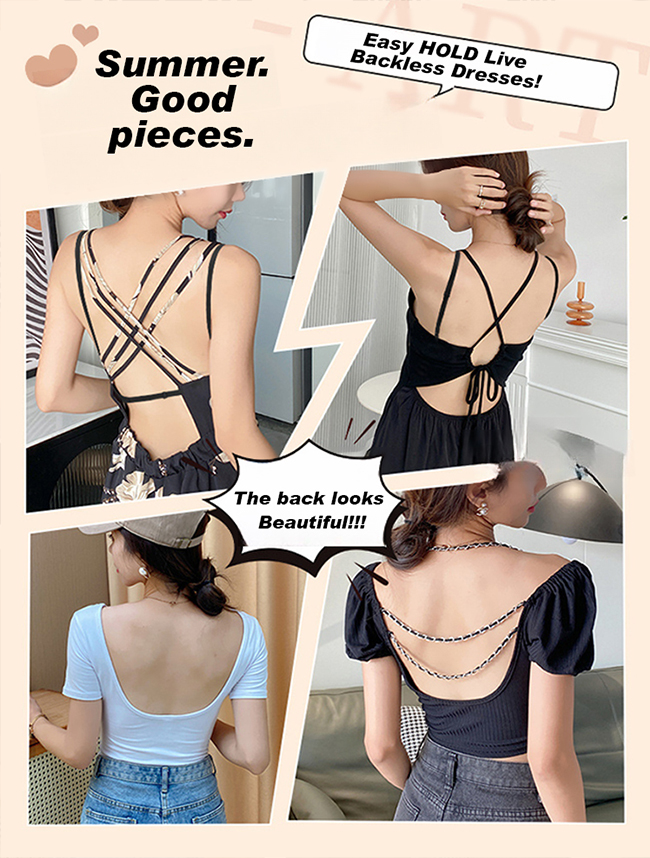 U-shaped back underwear