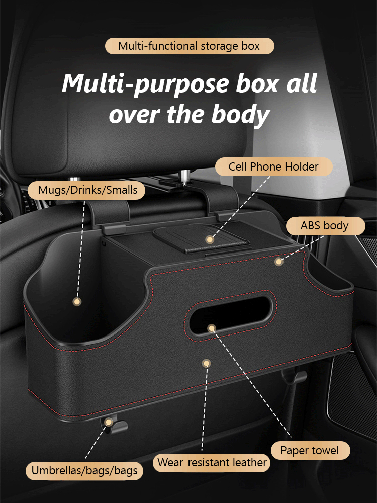 Car multifunctional storage organizer