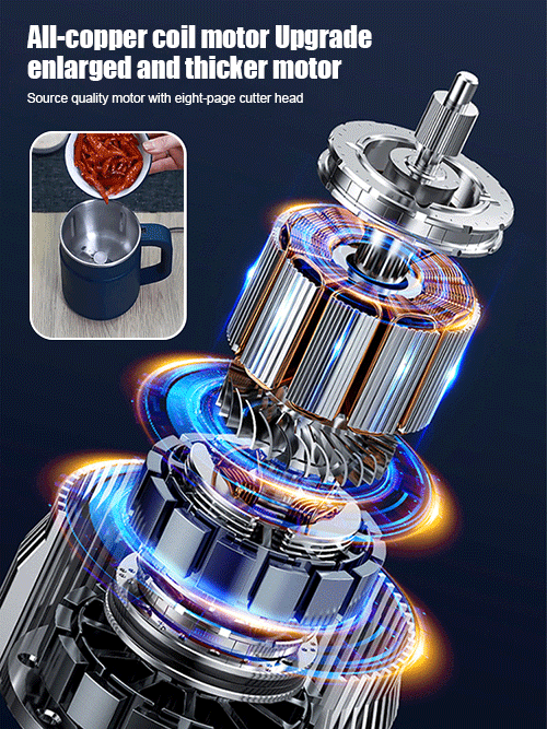Upgraded large-capacity household electric grinder