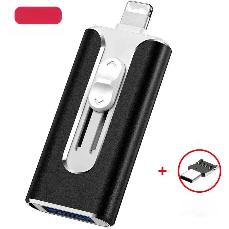 ฟลชไดร์ฟ USB ความจุ 1TB แบบพกพา 4 อิน 1
