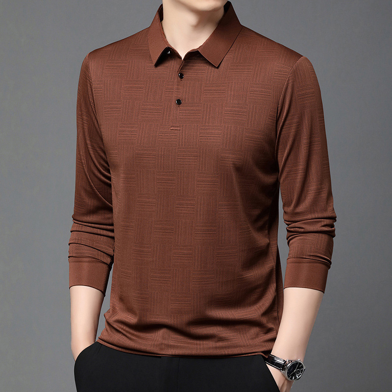 เสื้อโปโลลำลองแฟชั่นผู้ชายรุ่นใหม่