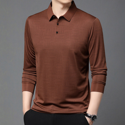 เสื้อโปโลลำลองแฟชั่นผู้ชายรุ่นใหม่