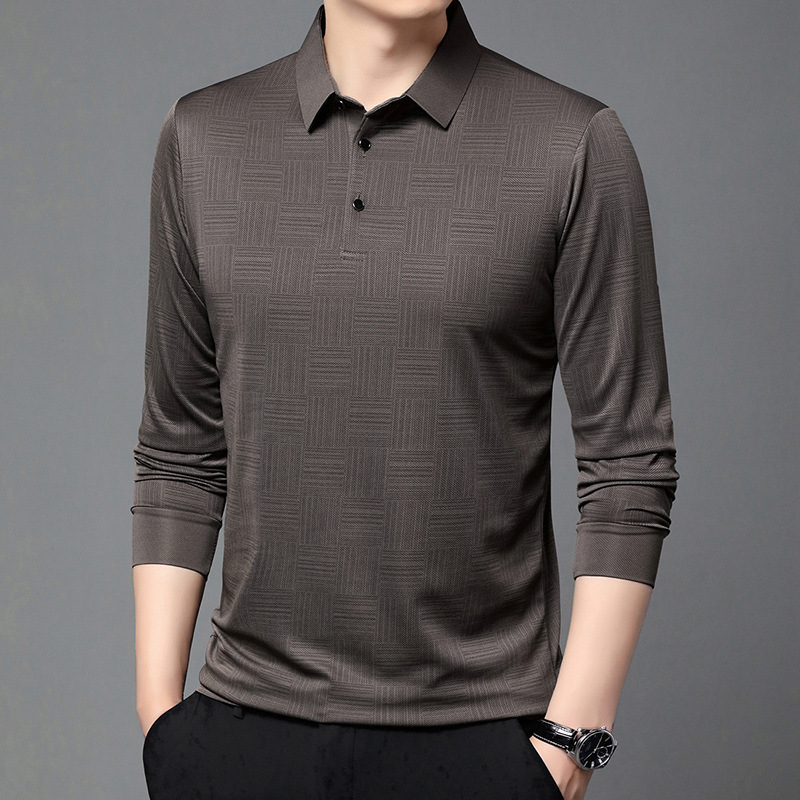 เสื้อโปโลลำลองแฟชั่นผู้ชายรุ่นใหม่