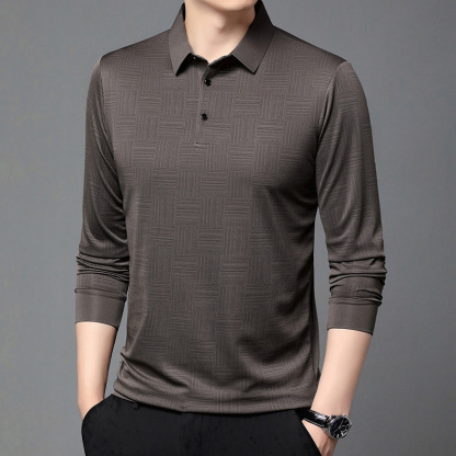 เสื้อโปโลลำลองแฟชั่นผู้ชายรุ่นใหม่