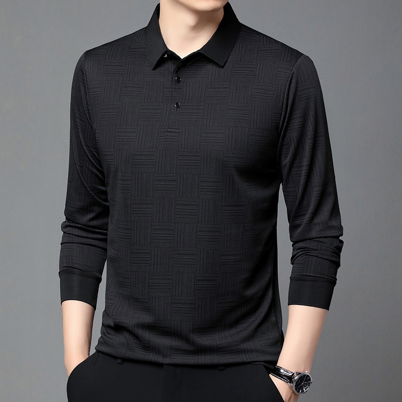 เสื้อโปโลลำลองแฟชั่นผู้ชายรุ่นใหม่