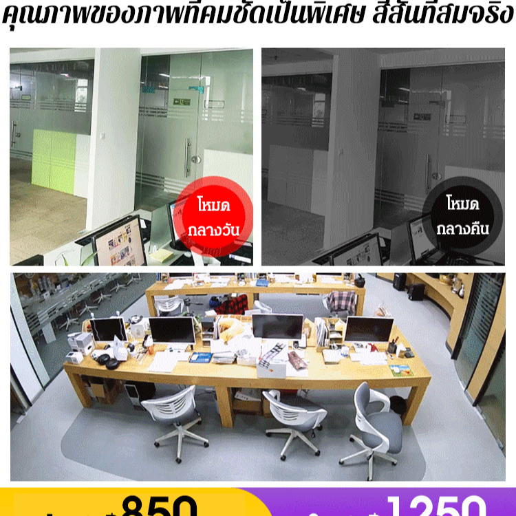 กล้องวงจรปิดแบบไร้สายทรงน้ำตาลก้อน Q8