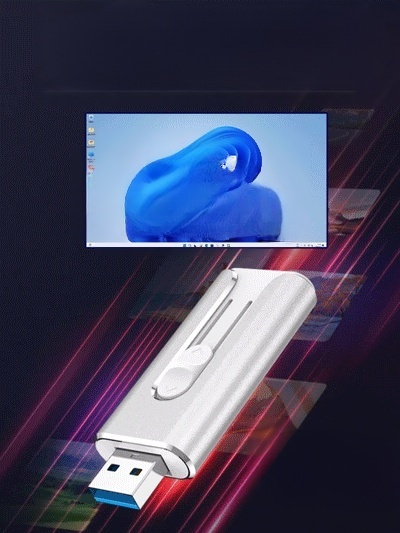 ฟลชไดร์ฟ USB ความจุ 1TB แบบพกพา 4 อิน 1