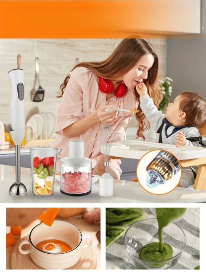 เครื่องทําอาหารไฟฟ้าในครัวเรือนมัลติฟังก์ชั่น 4-in-1