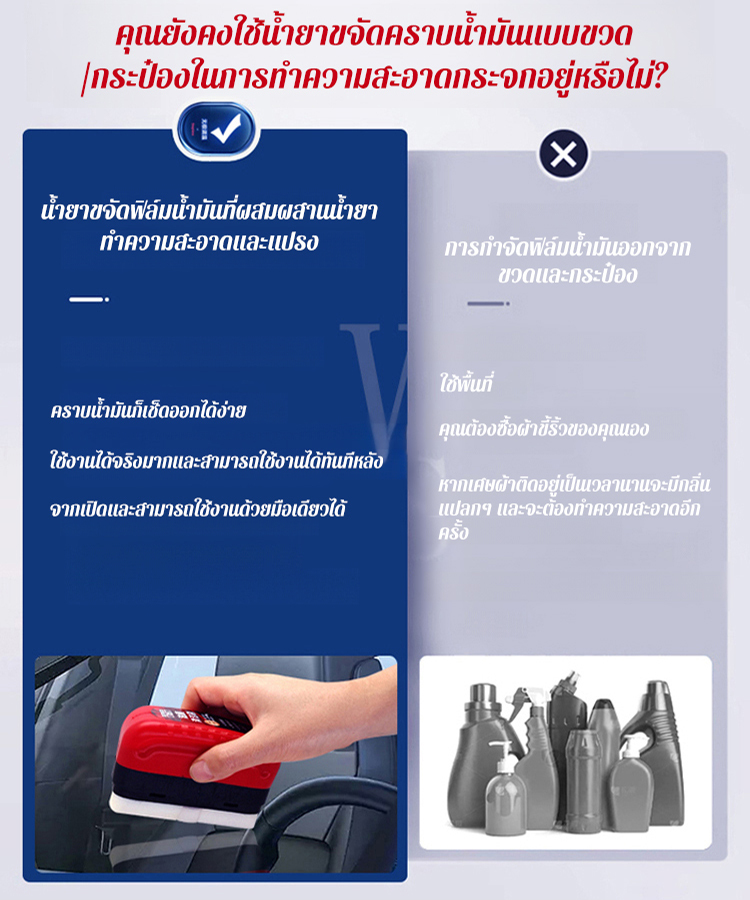 ผ้าเช็ดทำความสะอาดคราบน้ำมันอันทรงพลัง