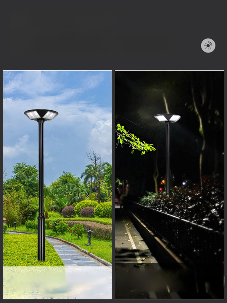 ไฟสนามพลังงานแสงอาทิตย์รูปจานบิน