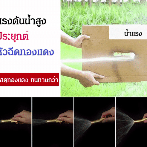 ปืนฉีดน้ำล้างรถแบบฉีดตรงทำจากทองแดงล้วน