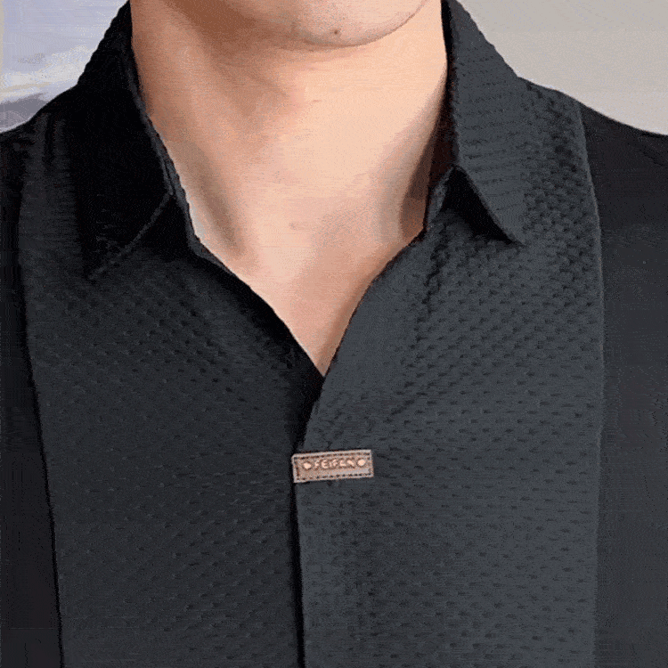 เสื้อเชิ้ตแขนสั้นแฟชั่นที่แมทช์ง่ายสำหรับนักธุรกิจ