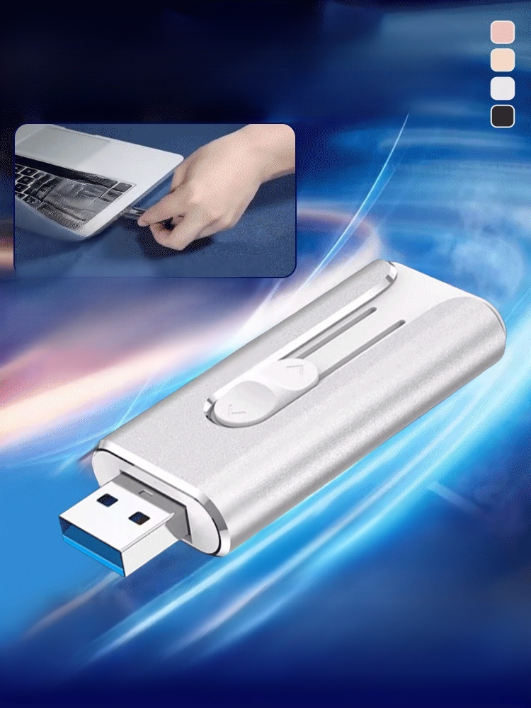ฟลชไดร์ฟ USB ความจุ 1TB แบบพกพา 4 อิน 1