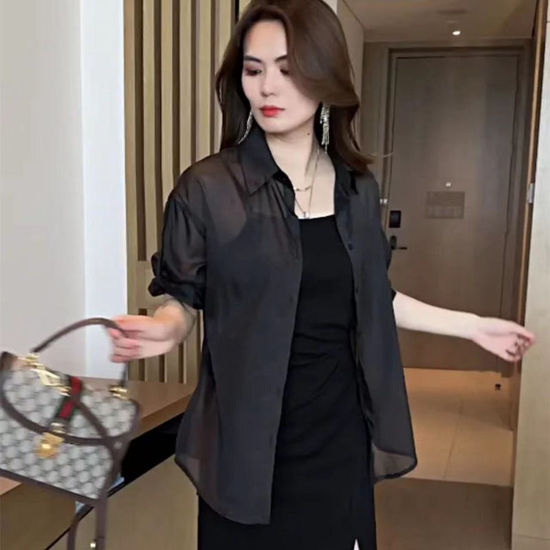 เสื้อเชิ้ตกันแดดผ้าเทนเซล คุณภาพสูง