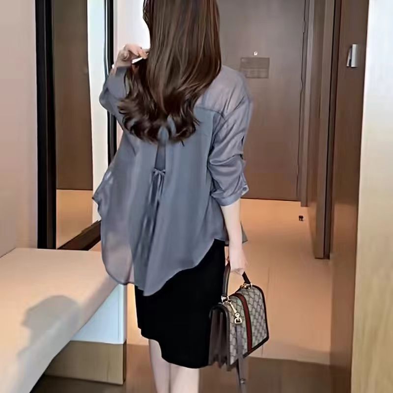 เสื้อเชิ้ตกันแดดผ้าเทนเซล คุณภาพสูง