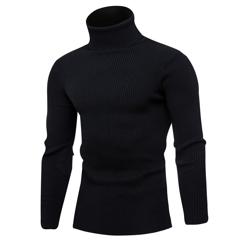 เสื้อสเวตเตอร์ลำลองลายทางแนวตั้งของผู้ชาย