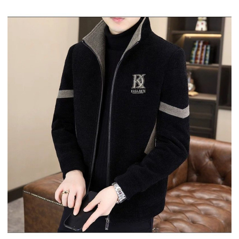 เสื้อแจ็กเก็ตผู้ชาย ซับในขนเฟอร์