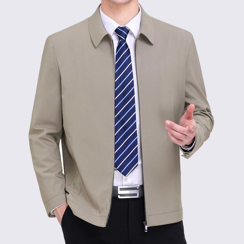 เสื้อแจ็คเก็ตรุ่นบางของผู้ชาย