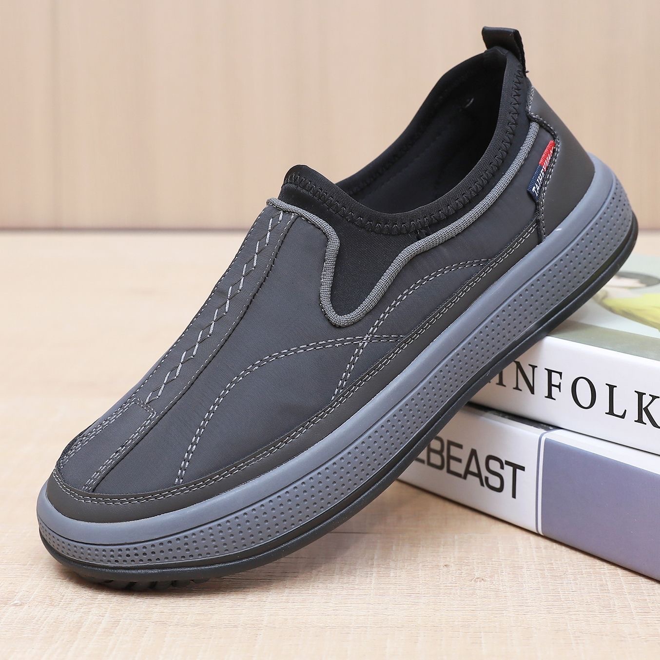 【พื้นหนานุ่มพิเศษ RK 】รองเท้าใส่เดินเล่นระบายอากาศได้ดี