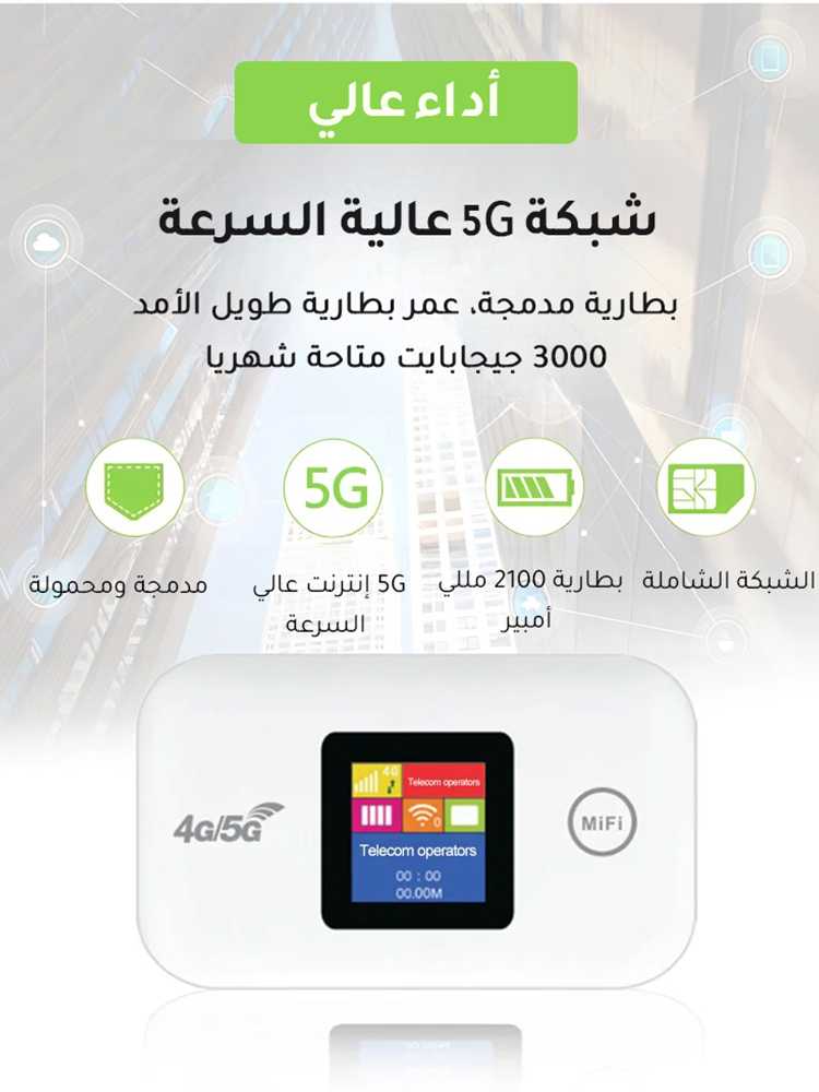 واي فاي المحمولة الألمانية بالتكنولوجيا السوداء