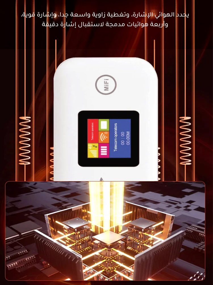 واي فاي المحمولة الألمانية بالتكنولوجيا السوداء