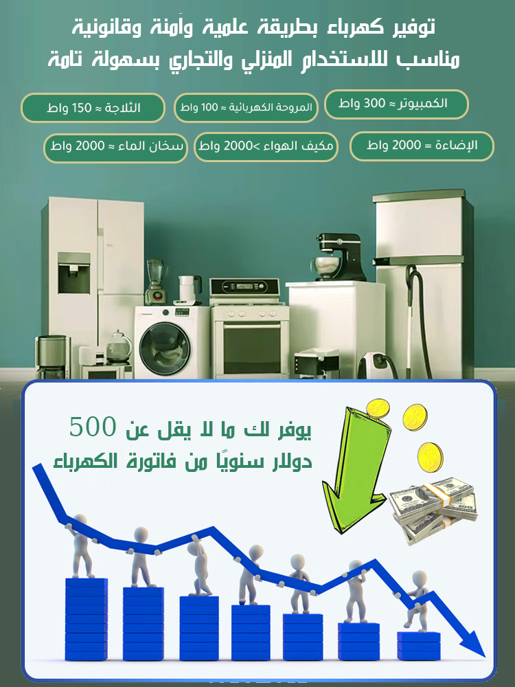 الجيل 3 من موفر الطاقة المنزلي من الماركة الألمانية 