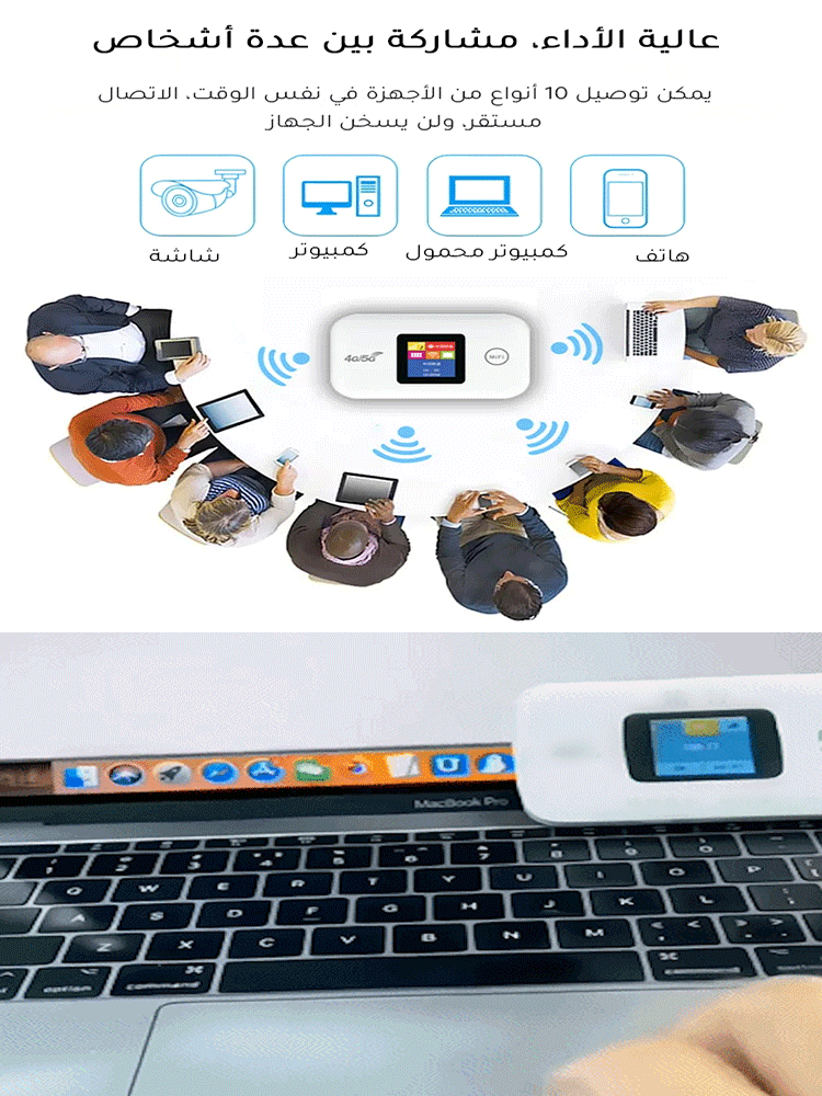 واي فاي المحمولة الألمانية بالتكنولوجيا السوداء