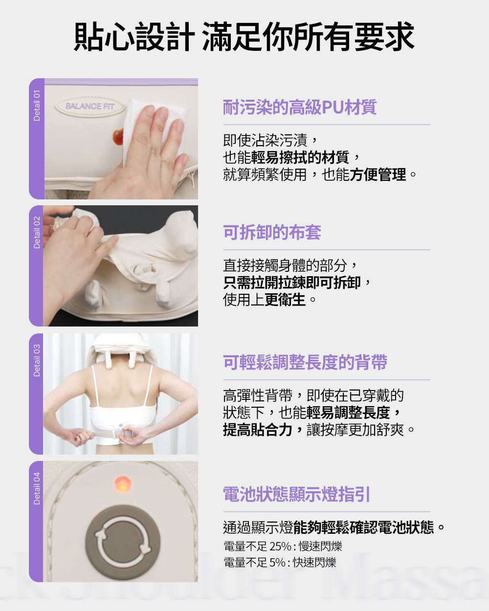 Balance Fit Neck & Shoulder Massager 肩頸按摩器