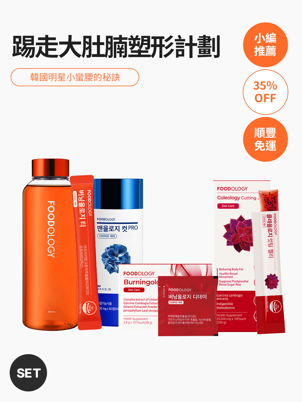 [FOODOLOGY] Manology Cut Pro 80 Tablets main image 1