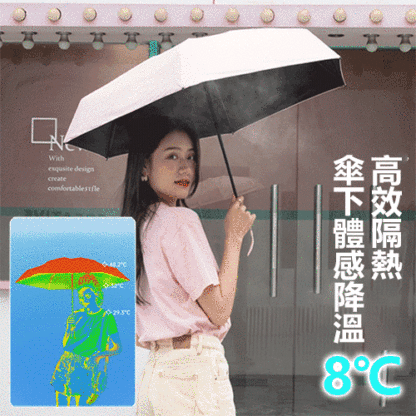 迷你挎包卡片六摺傘
