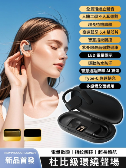 德國HIFI開放式OWS藍牙耳機