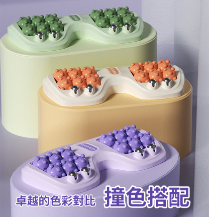 穴位磁療滾輪腳底按摩器