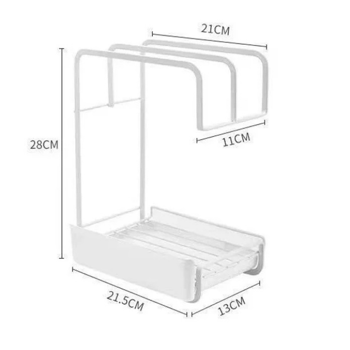 【收納百分百】鈦合金多用途瀝水收納架