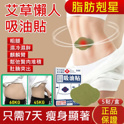 【抖音爆款】艾草懶人吸油貼