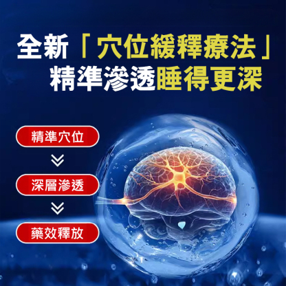【倒頭就睡】APDMP睡眠穴位壓力刺激貼